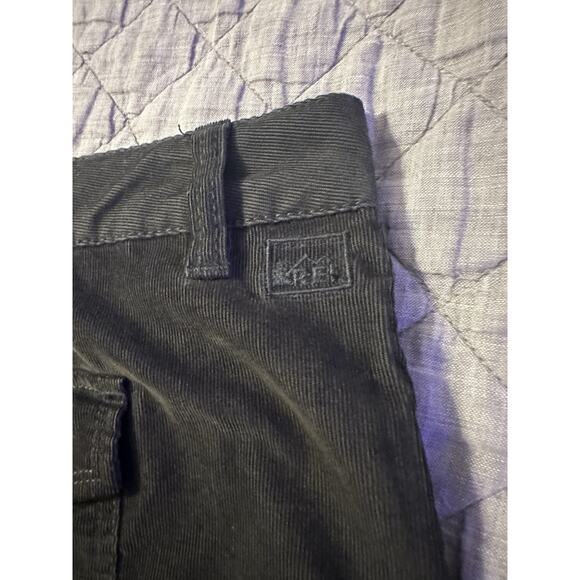 REI Women’s 16 Black Utility Cargo Skirt Hiking Outdoor Cotton Blend Gorp Core - Picture 7 of 11